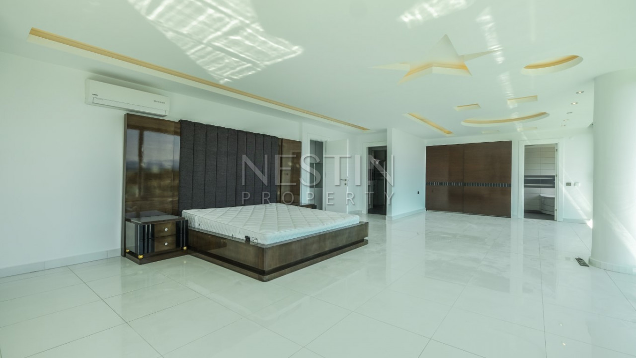 Шикарная вилла 4+2 в городе Аланья в районе Тепе с красивым видом фото 26