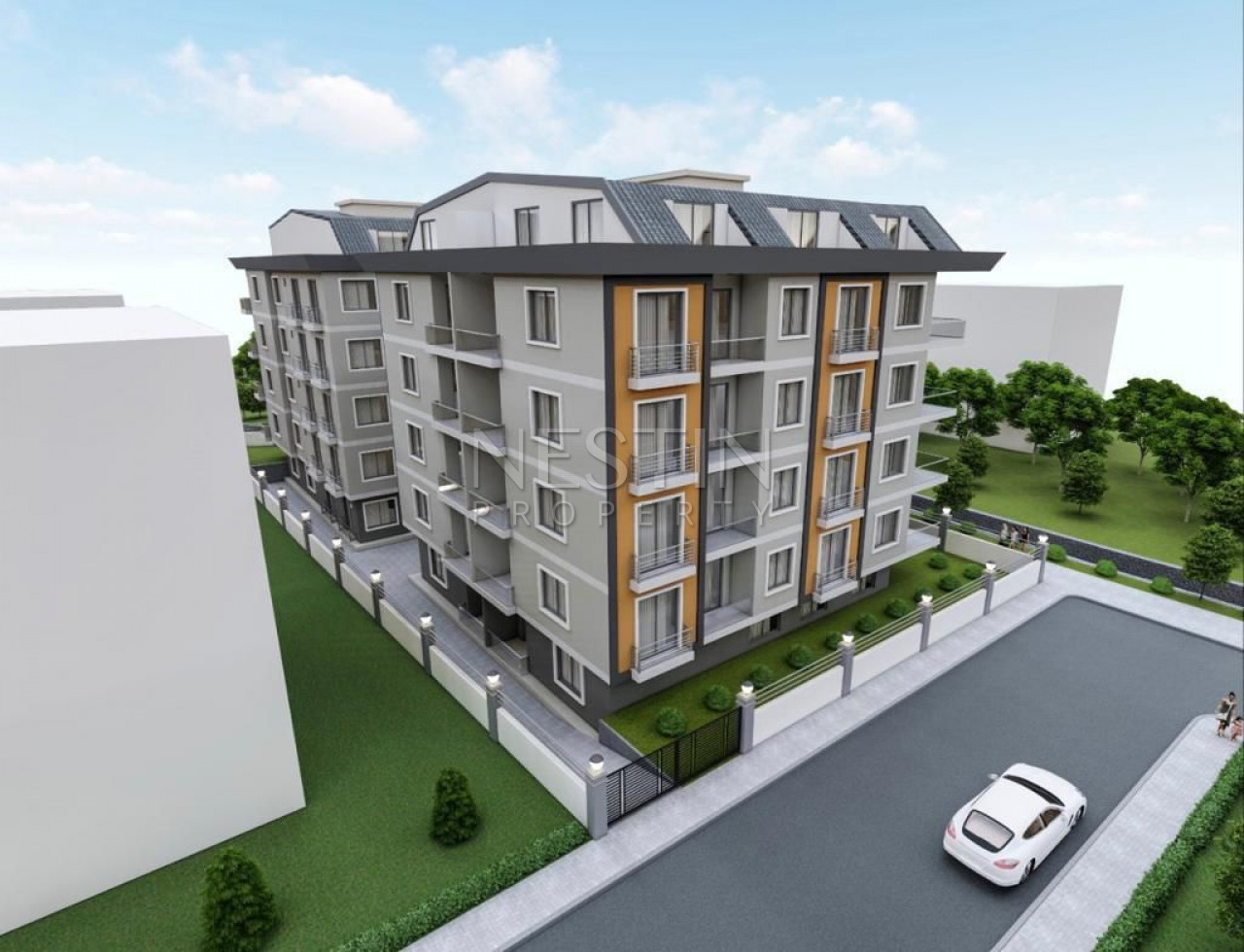 Квартира 1+1 на завершающем этапе строительства в центре города, в 550 м от Средиземного моря фото 13