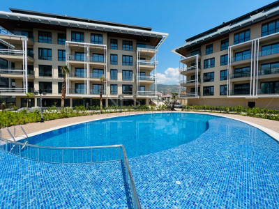 Светлая квартира 1+1 в районе Оба, в 2500 м от Средиземного моря фото 1