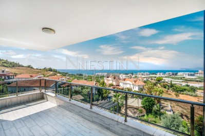 Жилой комплекс премиум-класса с панорамными видами на Средиземное море расположен в районе Кыргыджак, Алания фото 15