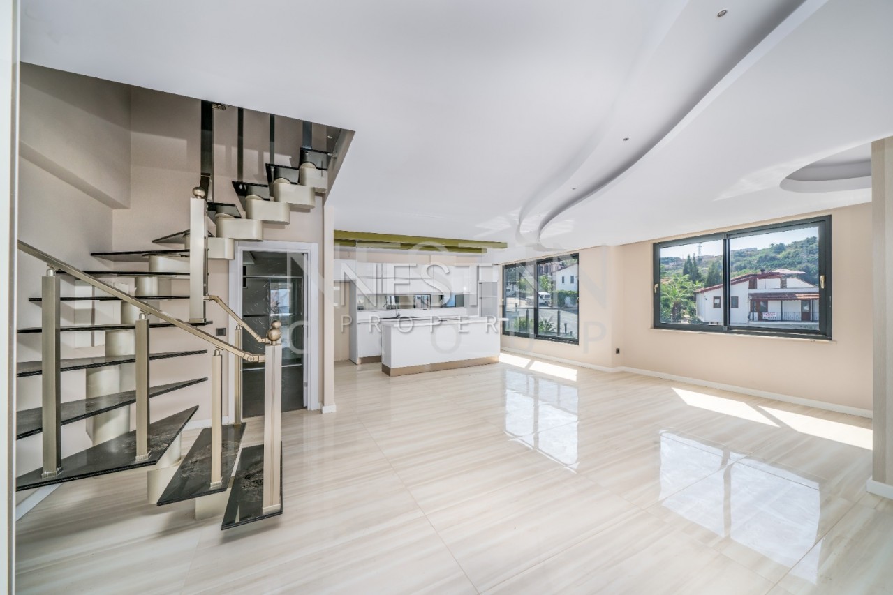 Жилой комплекс премиум-класса с панорамными видами на Средиземное море расположен в районе Кыргыджак, Алания фото 32