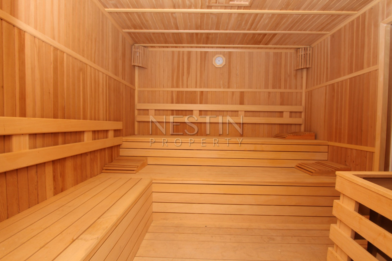 Вилла 3+2 в районе Бекташ с шикарным видом на море и город Аланья фото 12