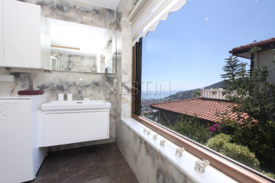 Вилла 3+2 в районе Бекташ с шикарным видом на море и город Аланья фото 25