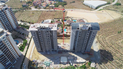 Квартира 2+1 в районе Махмутлар на завершающем этапе строительства, в 1800 м от Средиземного моря фото 8