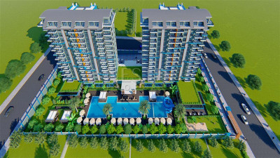 Квартира 2+1 в районе Махмутлар на завершающем этапе строительства, в 1800 м от Средиземного моря фото 15