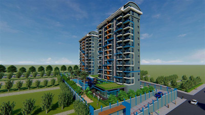 Квартира 2+1 в районе Махмутлар на завершающем этапе строительства, в 1800 м от Средиземного моря фото 17