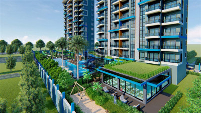 Квартира 2+1 в районе Махмутлар на завершающем этапе строительства, в 1800 м от Средиземного моря фото 18