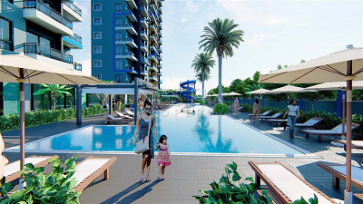 Квартира 2+1 в районе Махмутлар на завершающем этапе строительства, в 1800 м от Средиземного моря фото 22