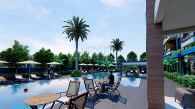 Квартира 2+1 в районе Махмутлар на завершающем этапе строительства, в 1800 м от Средиземного моря фото 25